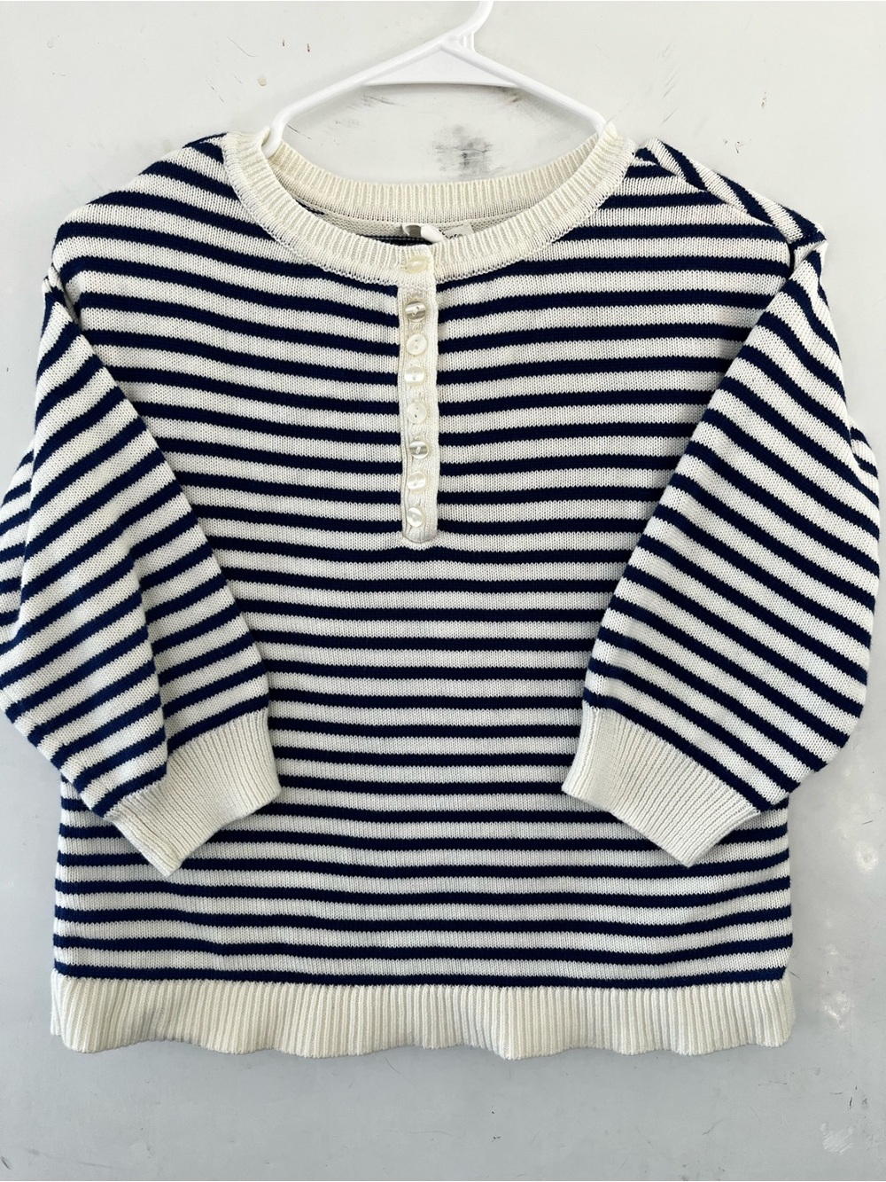 Preppy knit elbow length 3/4 sleeve top size xxxs